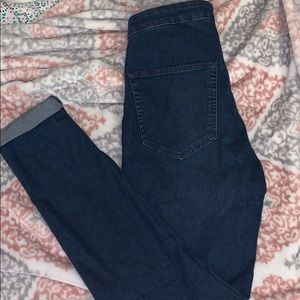 dark blue skinny ankle jeans 👖